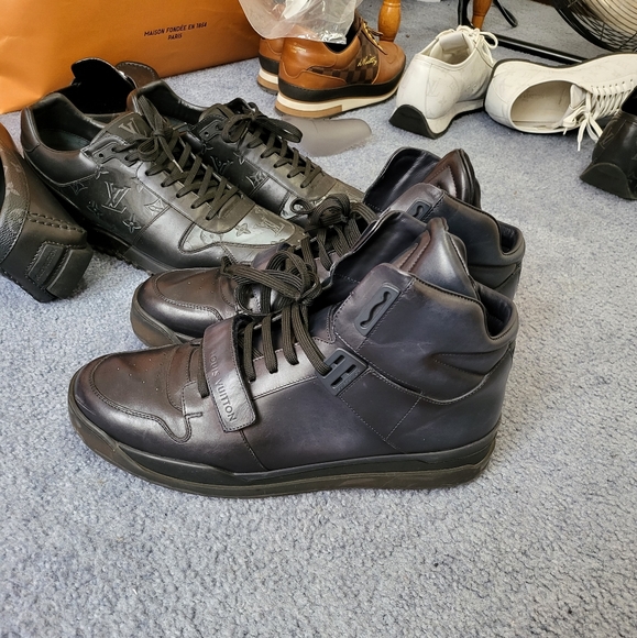 Louis Vuitton | Shoes | Louis Vuitton Trailblazer Sneaker Boots | Poshmark